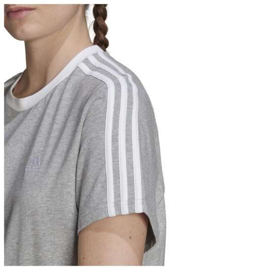 Adidas Γυναικεία κοντομάνικη μπλούζα Essentials 3-Stripes
